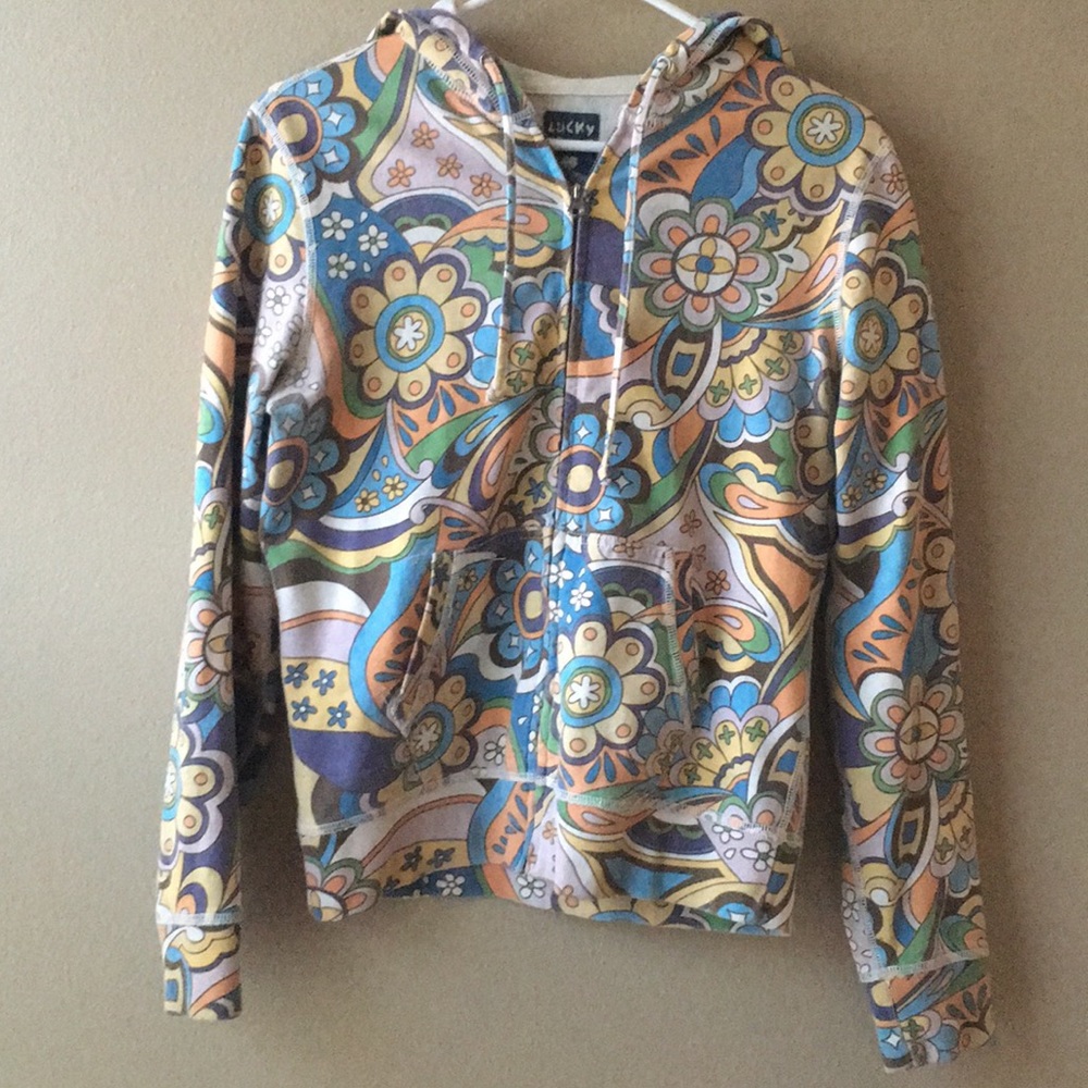 Lucky Brand Psychedelic Hoodie
